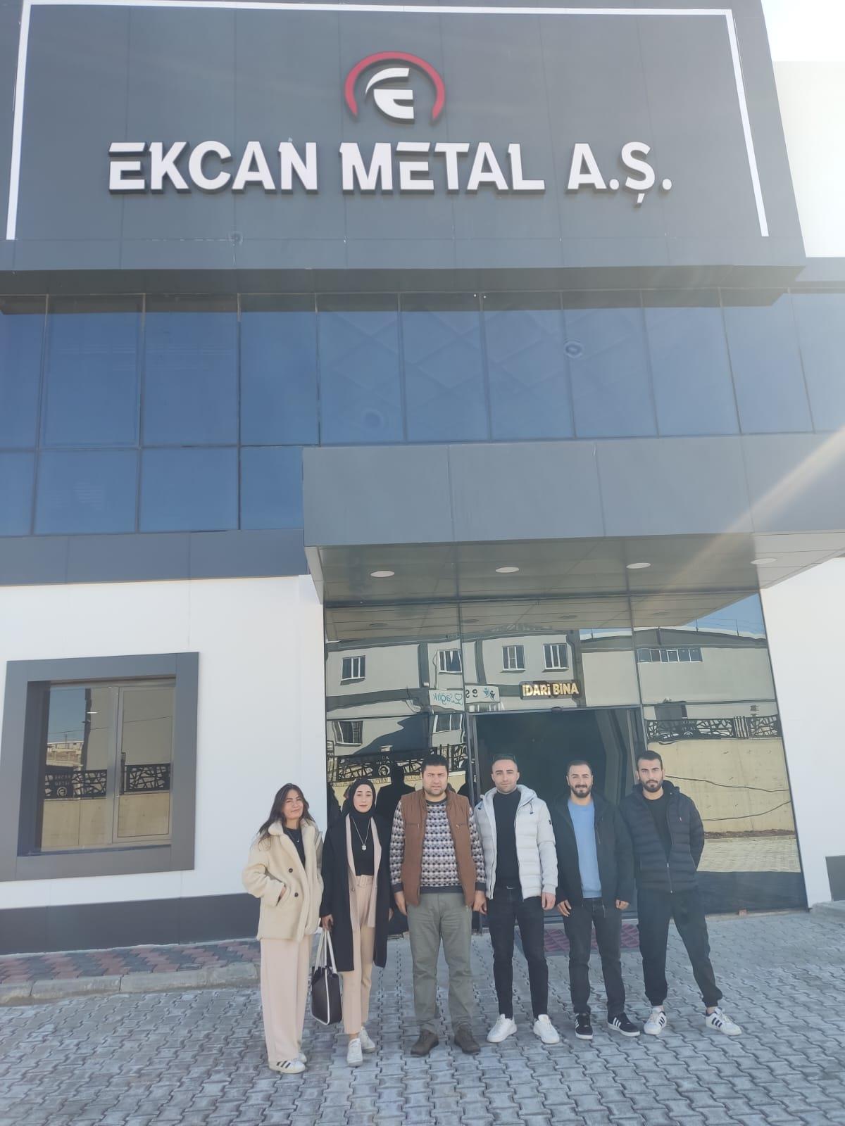 İŞ SAĞLIĞI VE GÜVENLİĞİ BÖLÜMÜ ÖĞRENCİLERİ ORGANİZE SANAYİ’DE EKCAN METAL A.Ş.’YE TEKNİK GEZİ DÜZENLEDİ